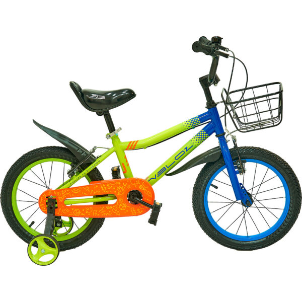 BICICLETA VELOZ ARO 16 SPEEDY VERDE/AZUL