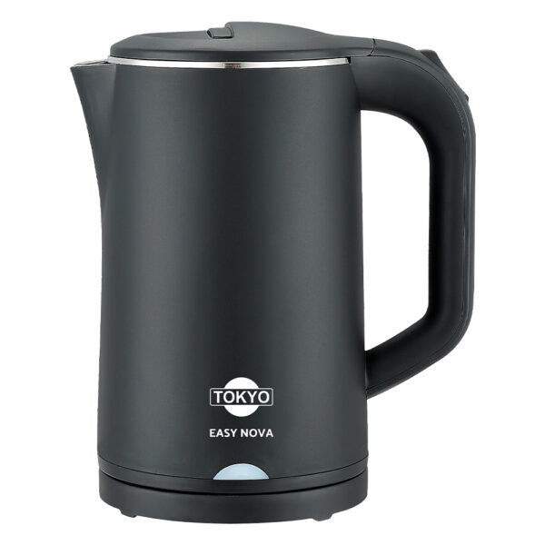HERVIDORA TOKYO EASY PRO NEGRA JARRA DE ACERO INOXIDABLE  1,7 L 1500 W