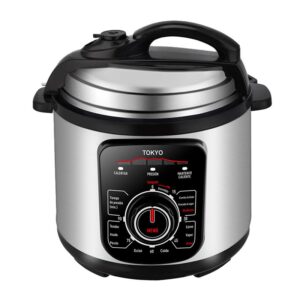 EDTOP6L OLLA A PRESION 6LTS TOKYO COOK PRO CONTROL MECANICO 8 NIVELES DE SEGURIDAD 1000