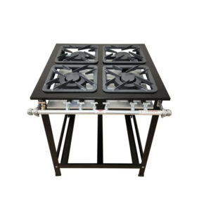 GCCFZS-206 COCINA IND. CEFAZ 4H CFZS-206 2QS 2QD BAJA P 30X30 PERFIL 5