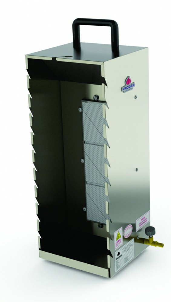 CHURRASQUERA PR-199 PROGAS INOX A GAS 10 ESPETOS 220/50