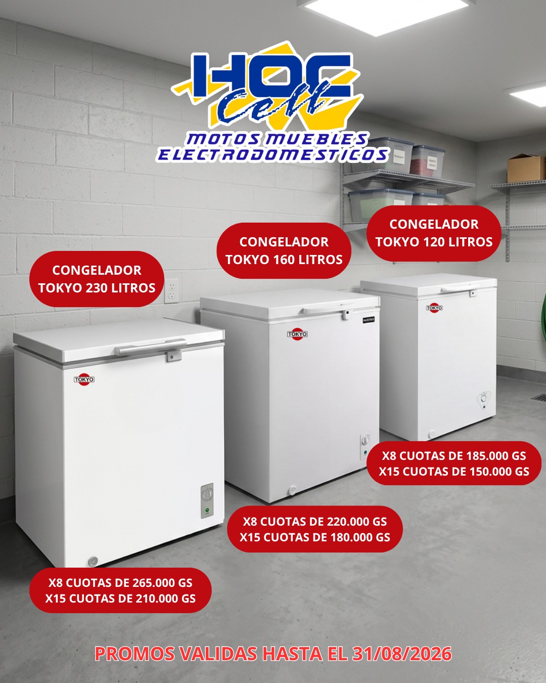 Congelador Tokyo 120 Litros