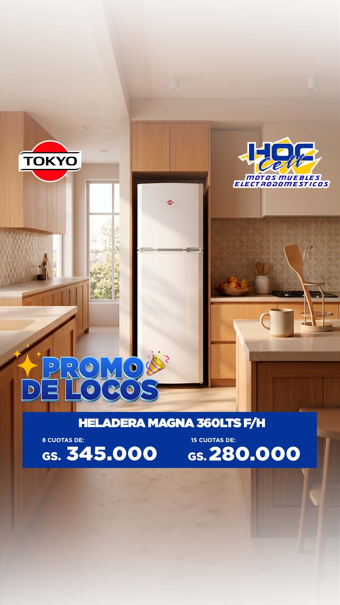 Heladera Magna 360LTS F/H